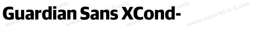 Guardian Sans XCond字体转换